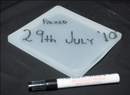 Write on with white board marker